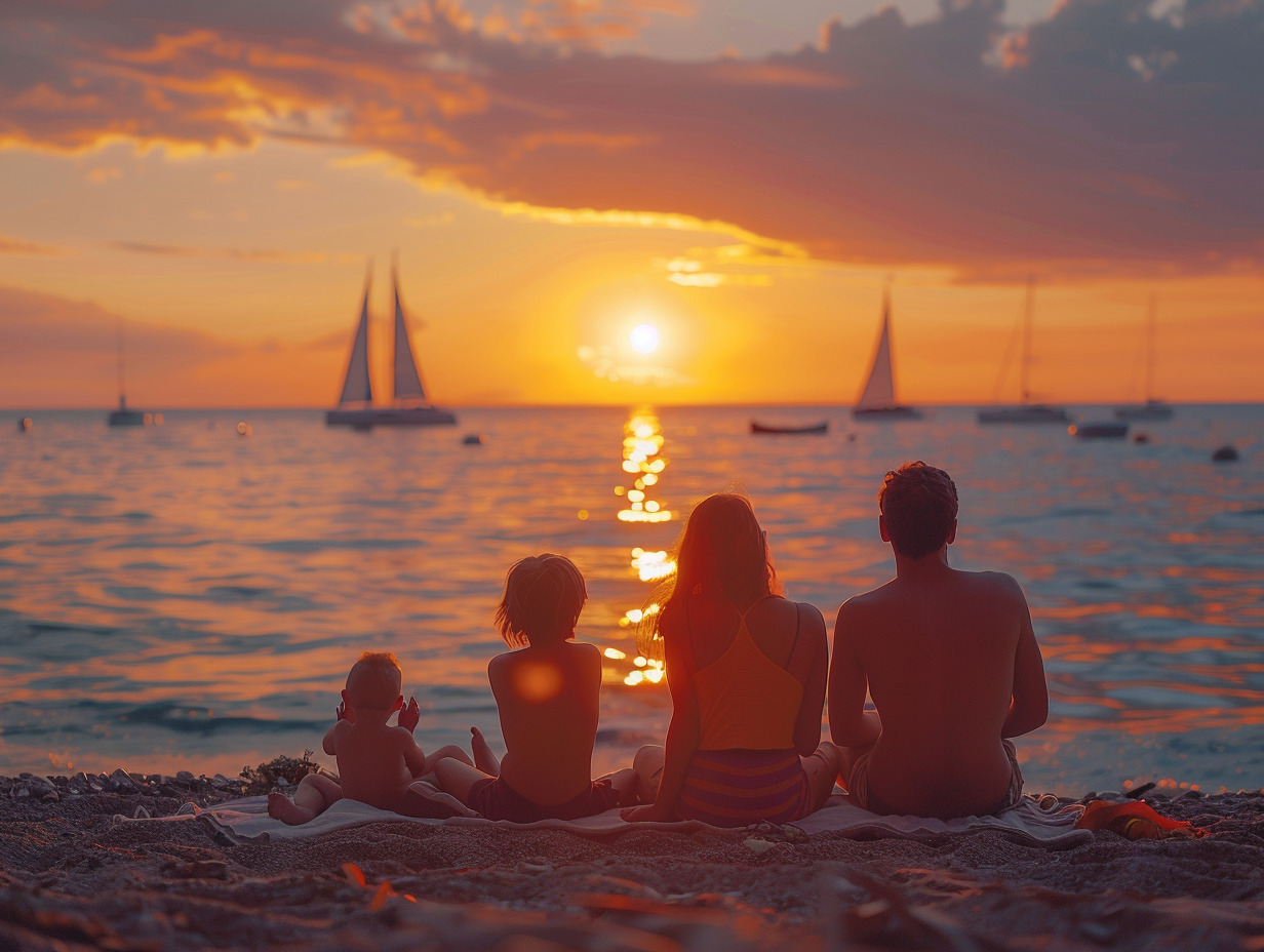 plage famille